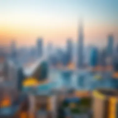 Dubai Skyline and Luxury Living A breathtaking skyline of Dubai highlighting luxury living
