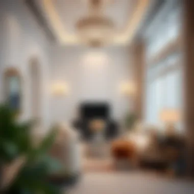 Elegant Interior Design An exquisite interior shot of a high-end property showcasing elegance