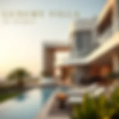 Luxury Villa in Dubai A stunning view of a luxury villa in Dubai with modern architecture