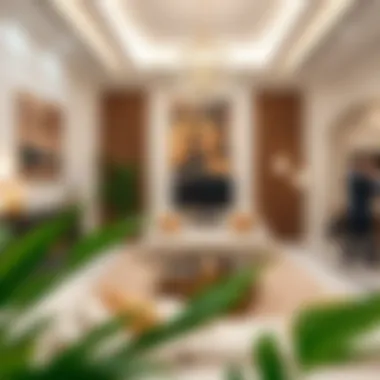 Elegance and Comfort: Inside a Jumeirah Villa Luxurious interior of a Jumeirah villa