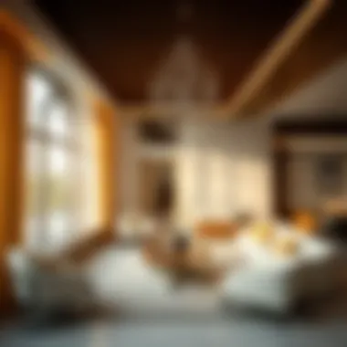 Exquisite Interiors of Dubai Hills Mansions Luxurious interiors showcasing Dubai Hills Mansions lifestyle