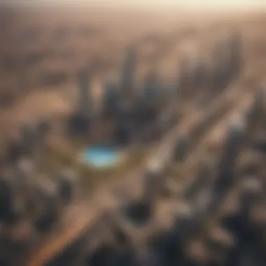 Urban Planning in Dubai Urban planning initiatives in Dubai represented visually