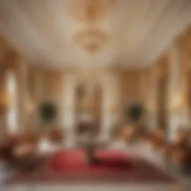 Opulent Interior of the Mansion Luxurious interior of the mansion featuring opulent decor