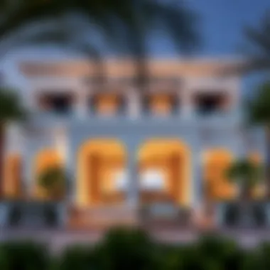 Stunning Villa Exterior in Umm Suqeim Luxurious villa exterior in Umm Suqeim