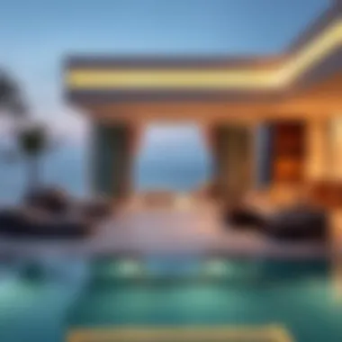 Private Beachfront Villa on the Palm Luxurious villa with private beach access