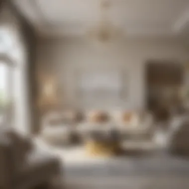 Sophisticated Living Spaces in Al Furjan Stylish living area in a townhouse for sale in Al Furjan
