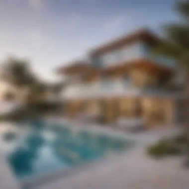 Beachfront Villa with Modern Architecture Stunning beachfront villa showcasing modern architecture