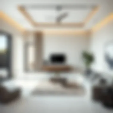 Contemporary Interior Design of a Villa Spacious villa interior showcasing modern design