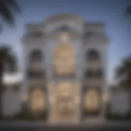 Stunning villa facade in Jumeirah Village Circle