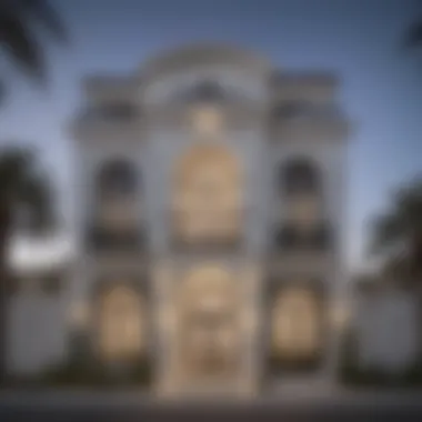 Stunning villa facade in Jumeirah Village Circle