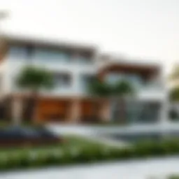 Luxurious villa with modern architecture
