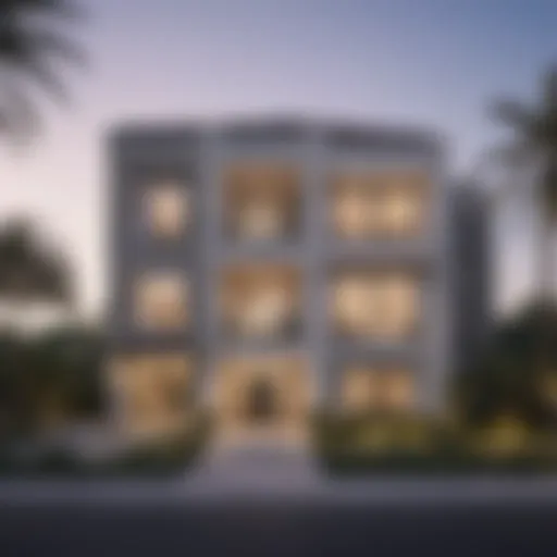 Stylish villa exterior in Jumeirah Village Circle