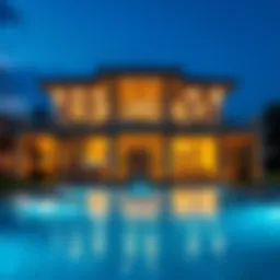 Stunning villa exterior with a private pool