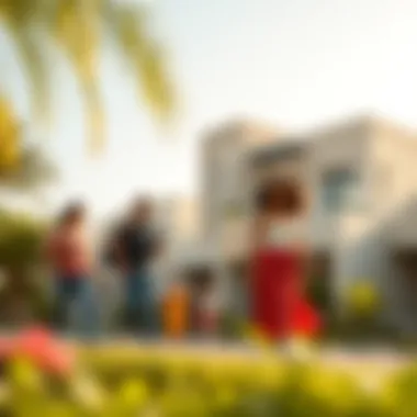 Community Lifestyle at Yas Acres Vibrant community lifestyle surrounding Yas Acres Villas