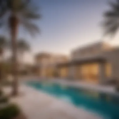 Stunning architectural design of Hidd Al Saadiyat Villas