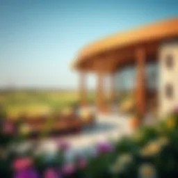 The stunning golf course layout of Jumeirah Golf Club