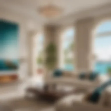 Elegant Living Room in Lagoon Villas Luxurious living room interior of a Lagoon Villa