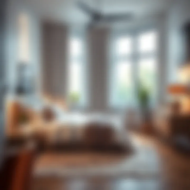 Cozy and stylish bedroom interior showcasing modern decor
