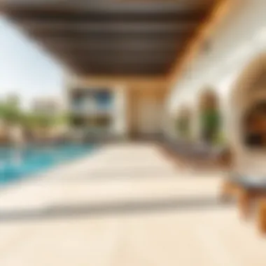 Exceptional Amenities at Nad Al Sheba Villas Community amenities of Nad Al Sheba Nakheel Villas including pool and fitness center