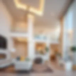 Modern architectural design of Nakheel Townhouses