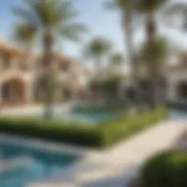 Community Amenities at Nas Villas Community amenities at Nas Villas featuring recreational areas and lush greenery.