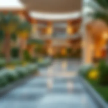 Amenities and Infrastructure Around Damac Hills Infographic of amenities and infrastructure surrounding Damac Hills