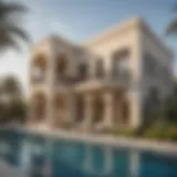 Luxurious villa showcasing Dubai's architectural elegance