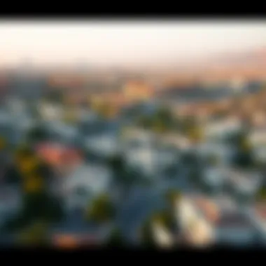 Aerial View of Neighborhoods Aerial view of prime Dubai neighborhoods