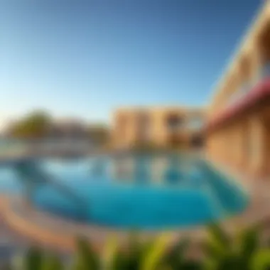 Luxurious Amenities of Noor Town Square Luxurious amenities at Noor Town Square including pools and parks