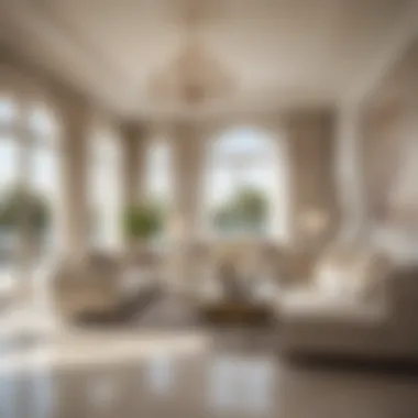 Elegant Modern Interior of a Villa Modern interior design of a villa