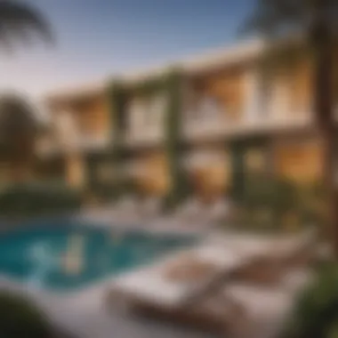 Sociocultural Environment of Society House Dubai Vibrant social scene at Society House Dubai with exquisite landscaping