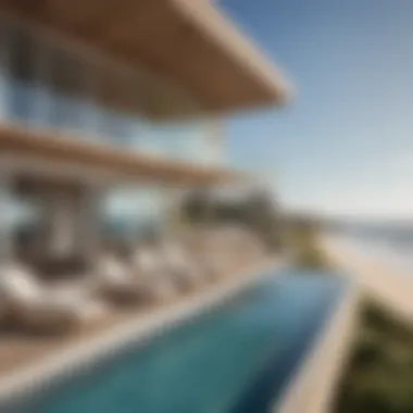 Modern Beachfront Design Stunning beachfront architecture showcasing modern design