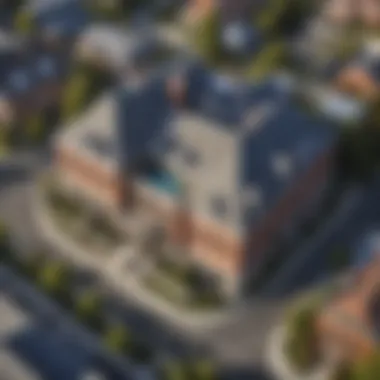 Architectural Elegance of The Waha Community Aerial view showcasing the architectural elegance of The Waha Community