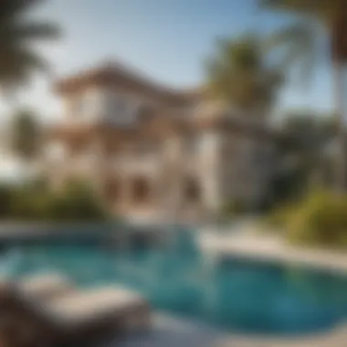 Luxurious Living on Palm Tree Island Luxurious villa with stunning ocean views