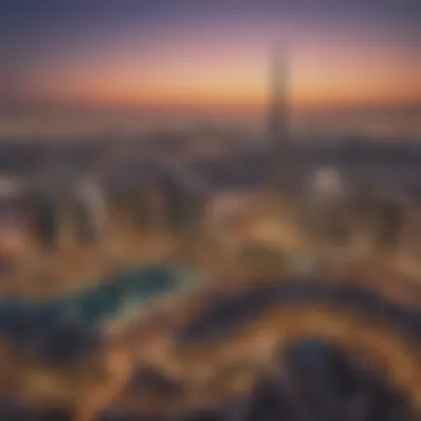 Dubai's Real Estate Landscape Dubai skyline with real estate properties
