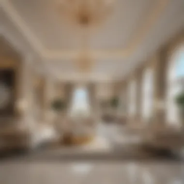 Luxury Property Interior in Dubai Elegant interior showcasing a luxury property in Dubai