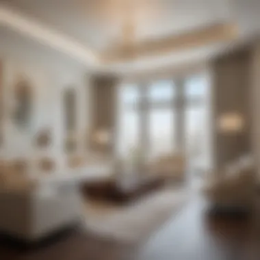 Elegant Interiors of Dubai's Luxury Apartments Modern luxury apartment interior design highlighting elegance