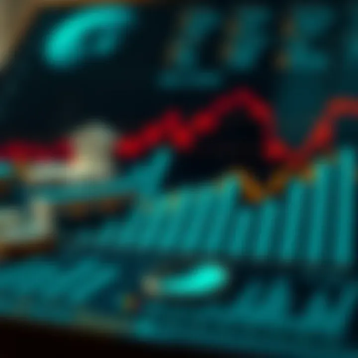 Real estate market trends displayed through charts and graphs.
